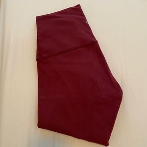 Crimsons Red Women’s Lululemon Legging